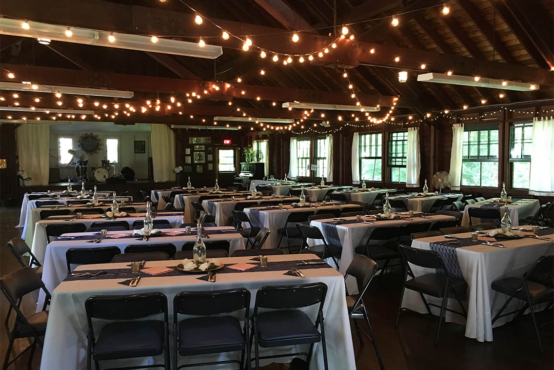 A large banquet hall has been added to the property by the DAR.