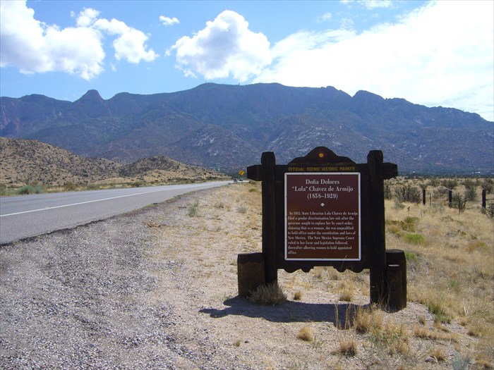 Armijo's historical highway marker