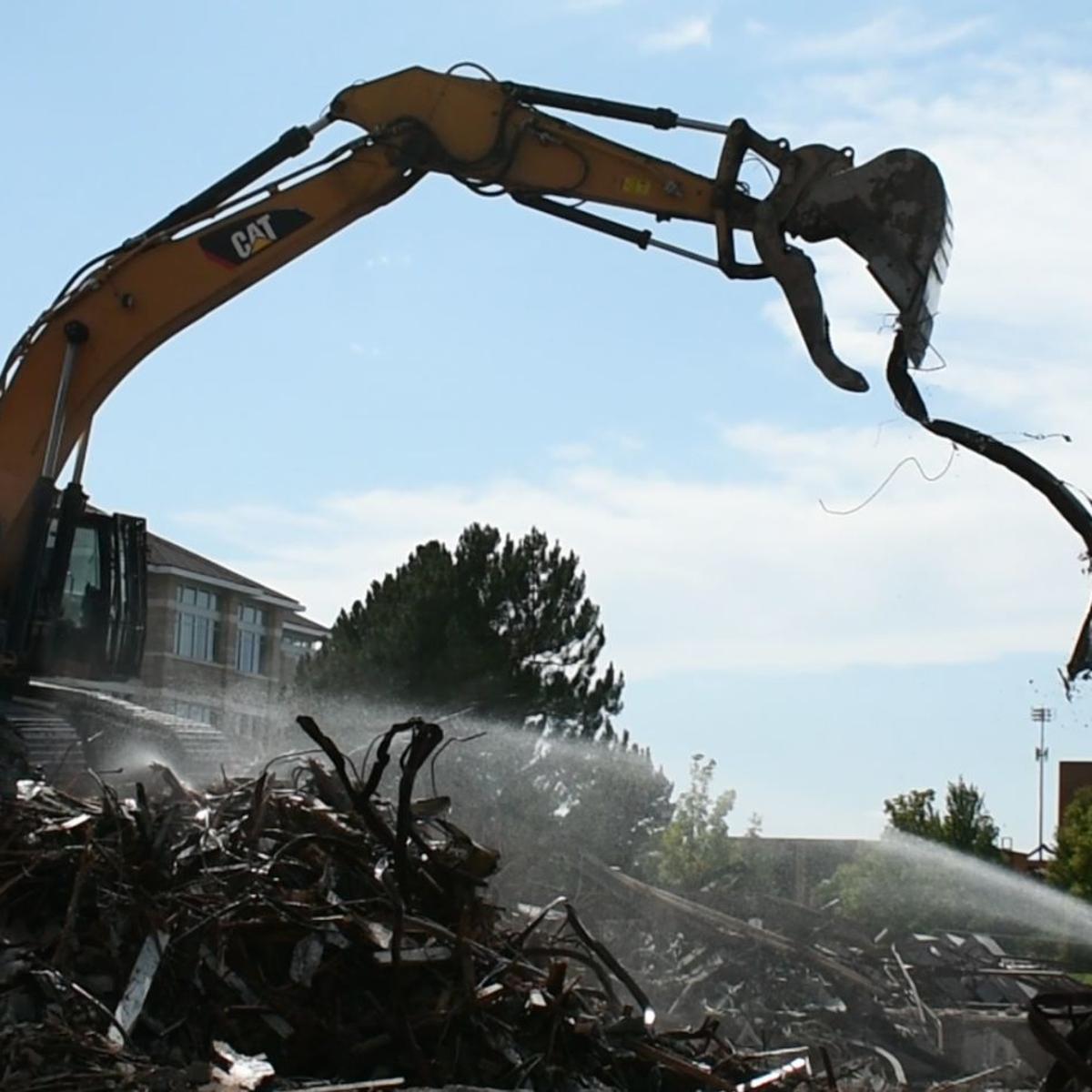 Demolition of the Kirkham, 2019
