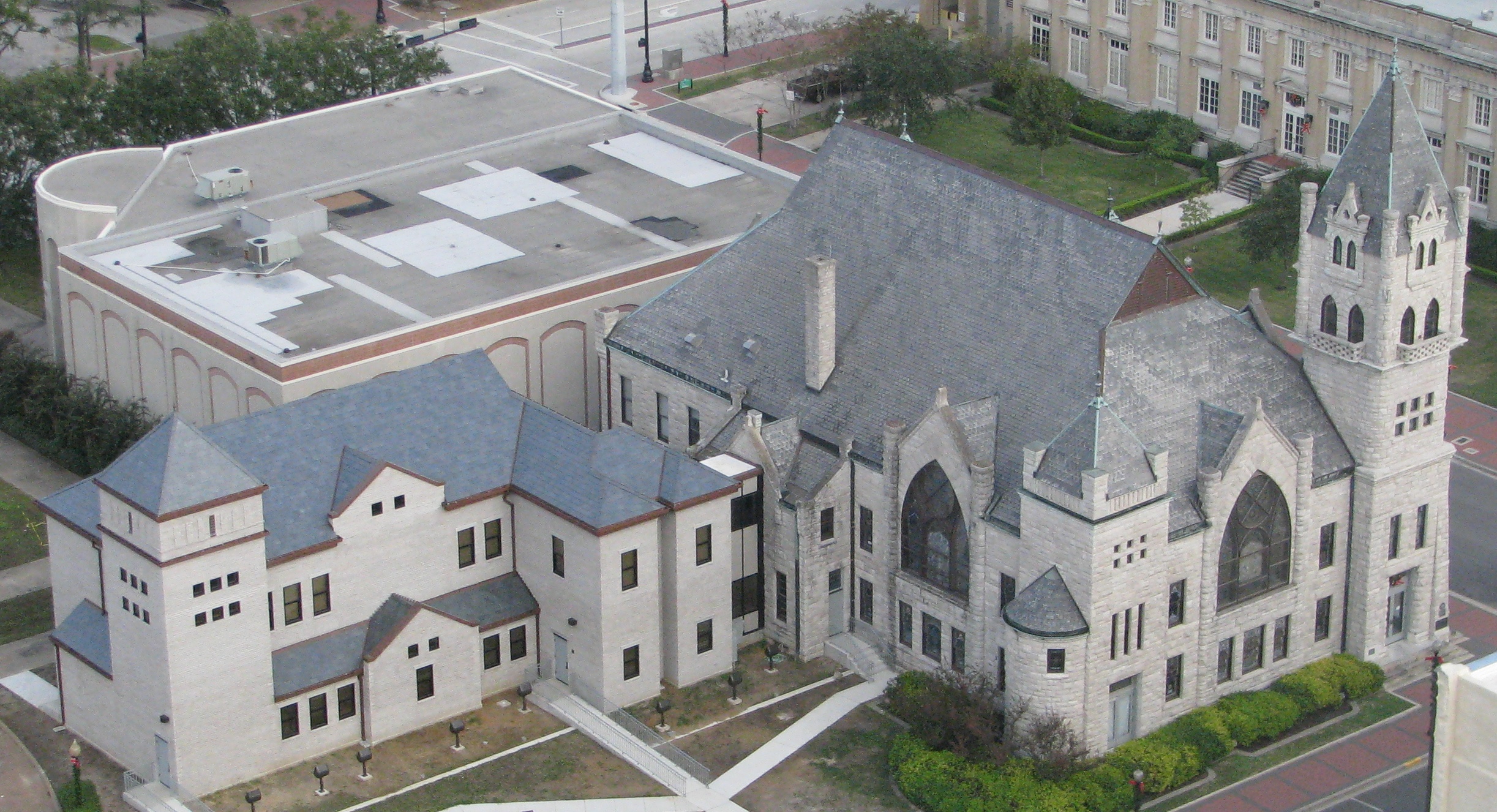 The Tyrrell Historical Library was built in 1903, replacing a red-brick church on the same location.