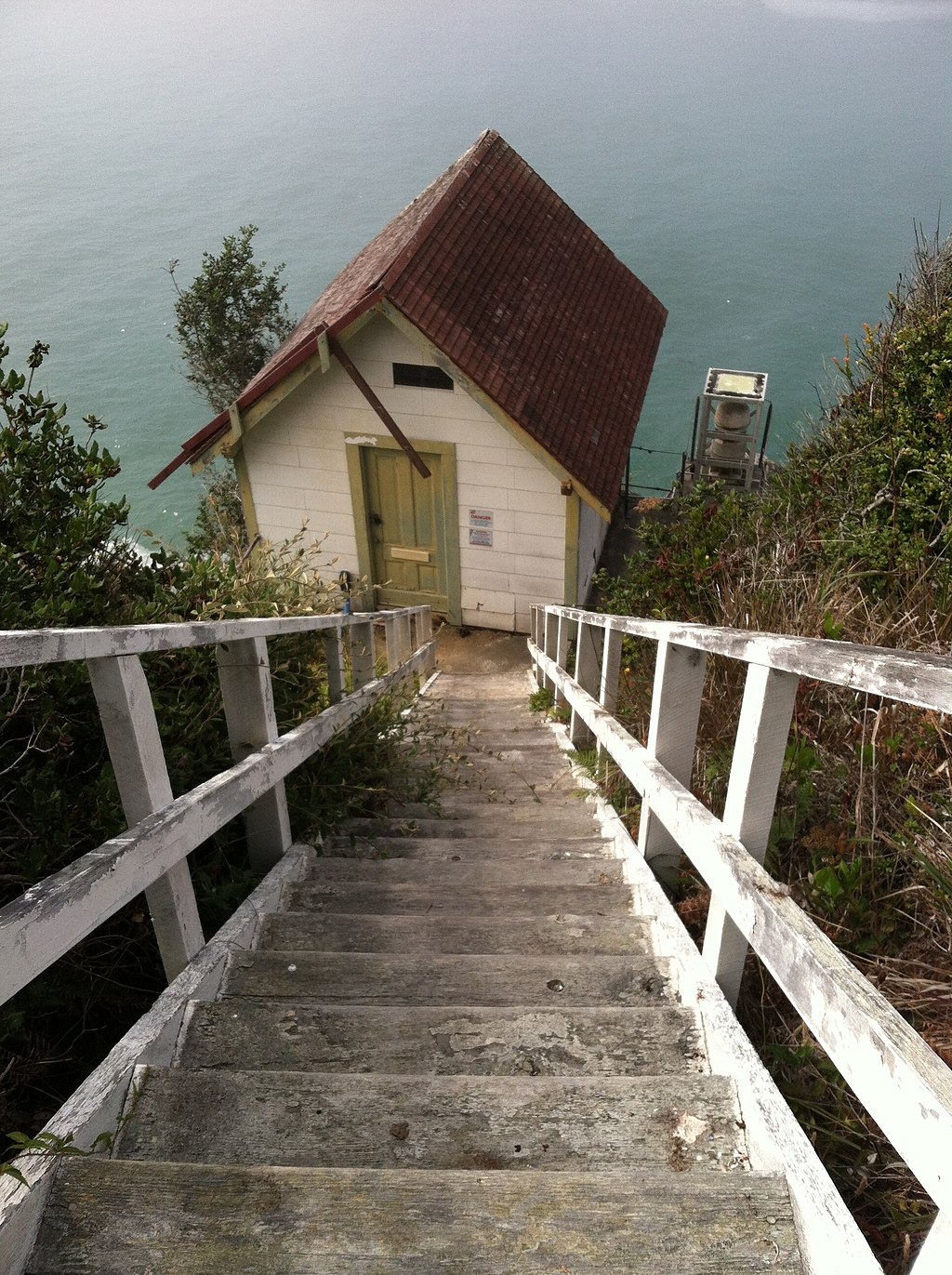 The old Bell House is located fairly close the lighthouse.