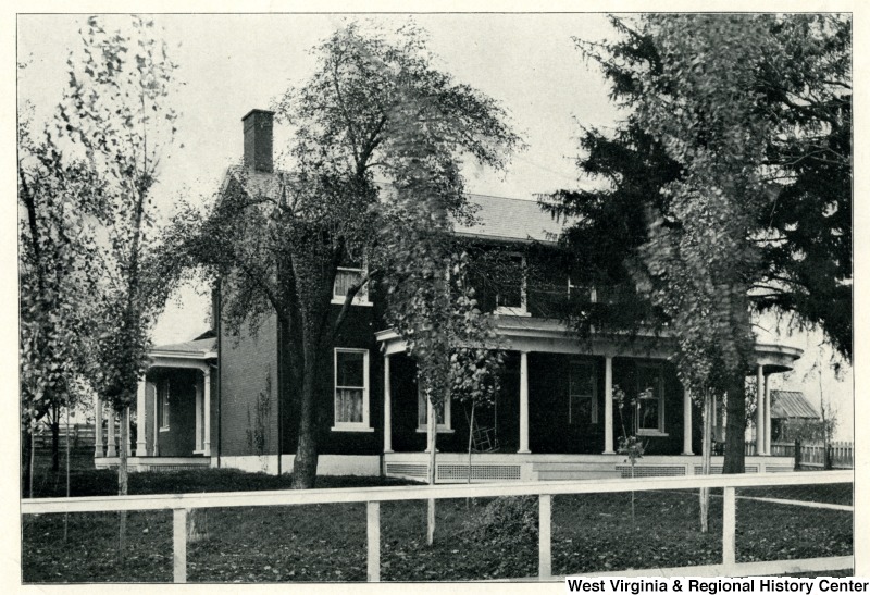 The Vance Farmhouse shortly after becoming the Agricultural Experiment Station. Photo, 1901, courtesy the West Virginia and Regional History Center, WVU Libraries.
