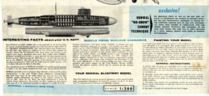 The instructions that accompanied the Ethan Allen model kit described the newly commissioned submarine as the “mightiest addition to the Polaris fleet.”