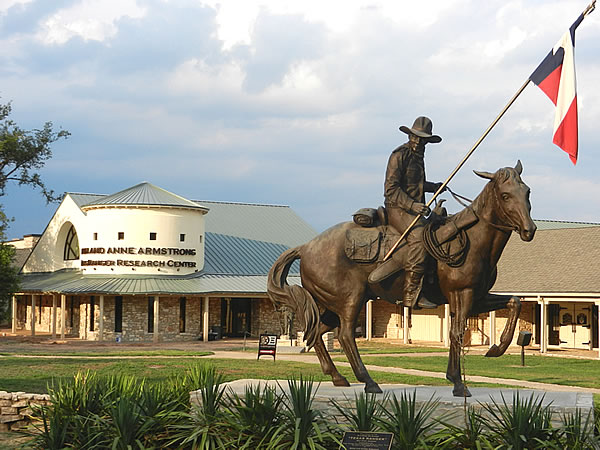 Outside view of the Texas Ranger Hall of Fame and Museum