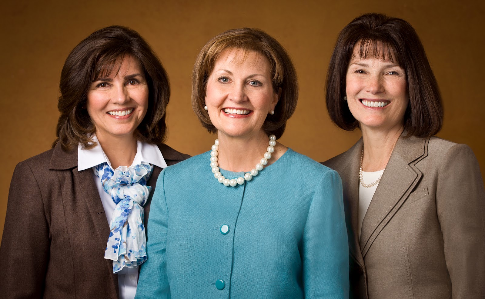 The Relief Society Presidency today. Linda K. Burton (center) President, Carole M. Stephens (R) 1st Counselor and Linda S. Reeves (L) 2nd Counselor