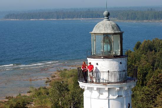 Visitors are allowed to climb to the top of the tower