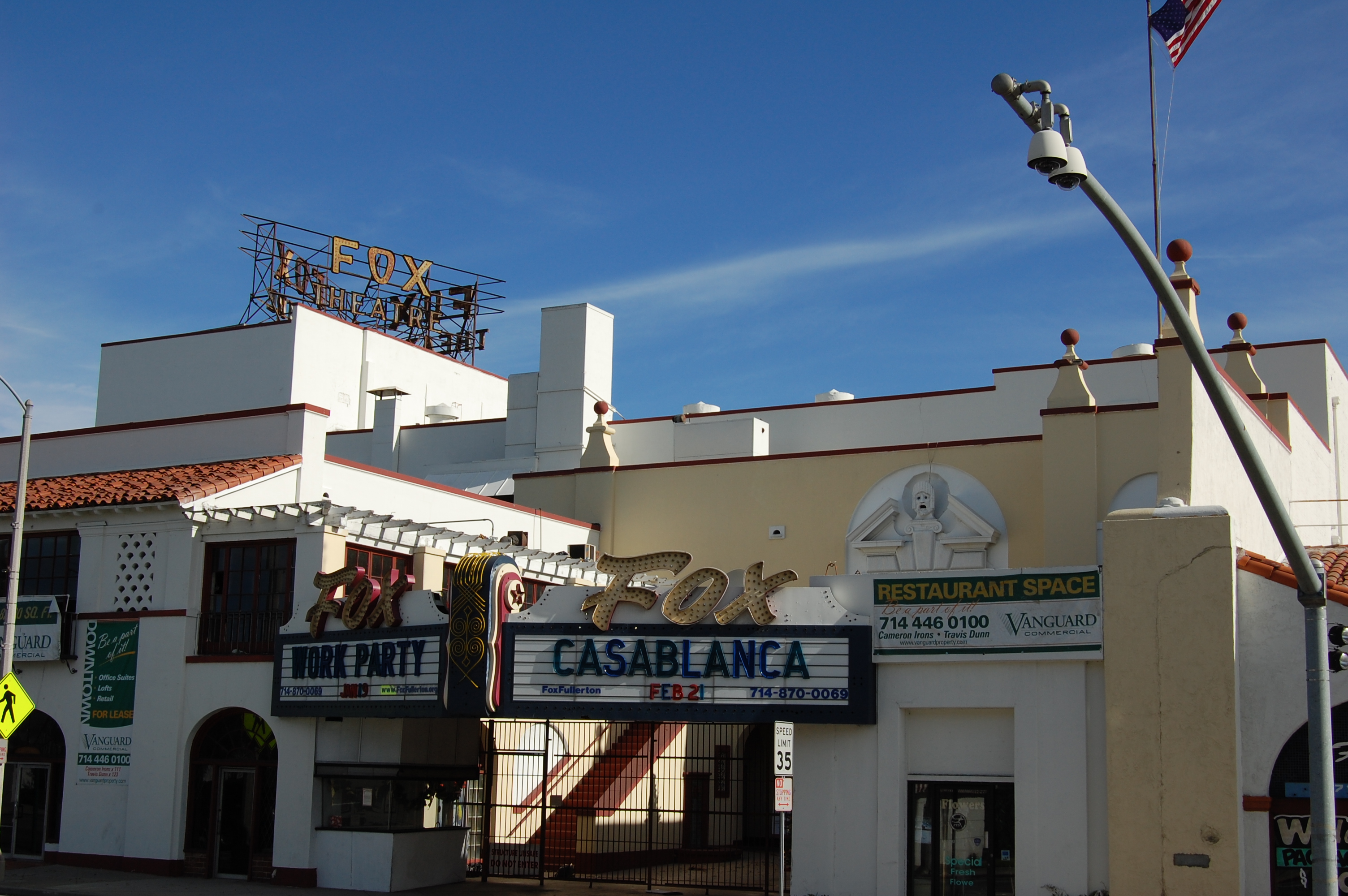 The Fox Theatre was built in 1925 and operated as a vaudeville house and movie theater until its closure in the 1980s. Listed on the National Register of Historic Places, the theater is being restored.