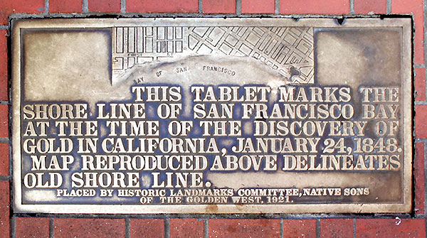 The Old Shoreline Historical Marker (second marker in a set of two)