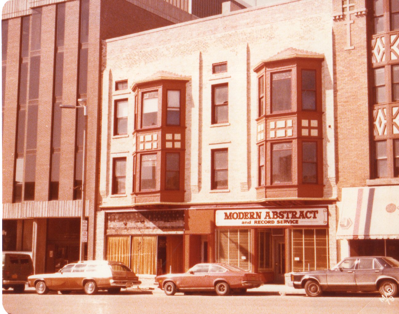 Vintage photograph of the Ryan Building.