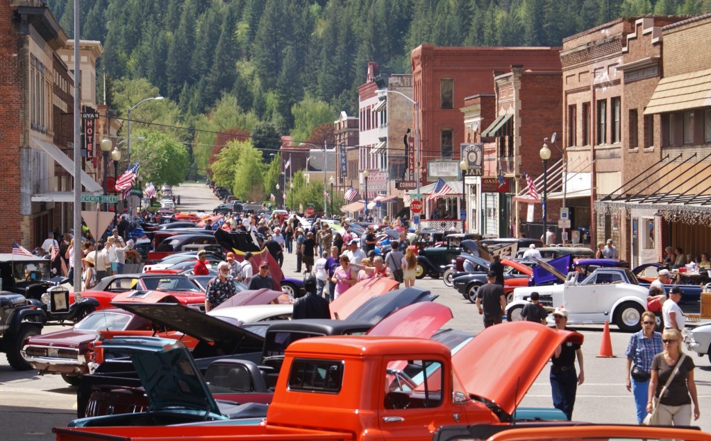 The Depot Days Classic Automobile Show in downtown Wallace.