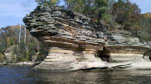 A sample of the historical sandstone rock formations. 