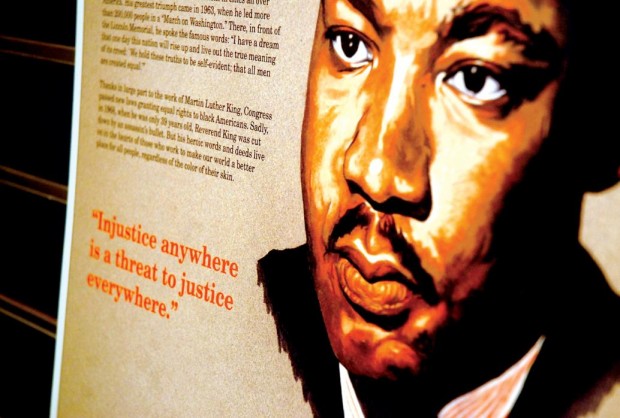 Part of the MLK exhibit.