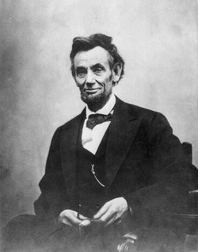 1865 portrait of Abraham Lincoln