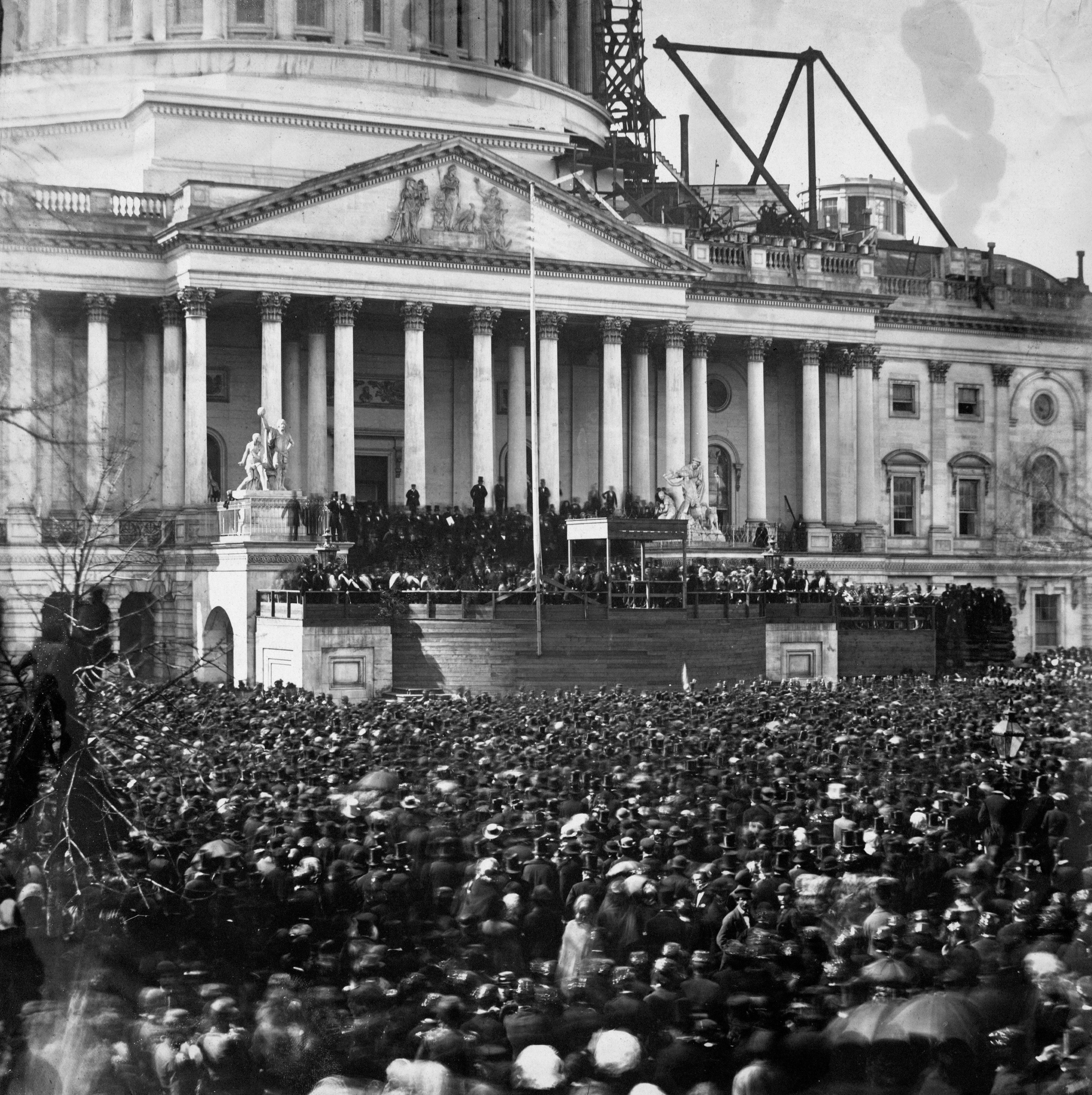 First Inaguration in 1861, Washington D.C.
