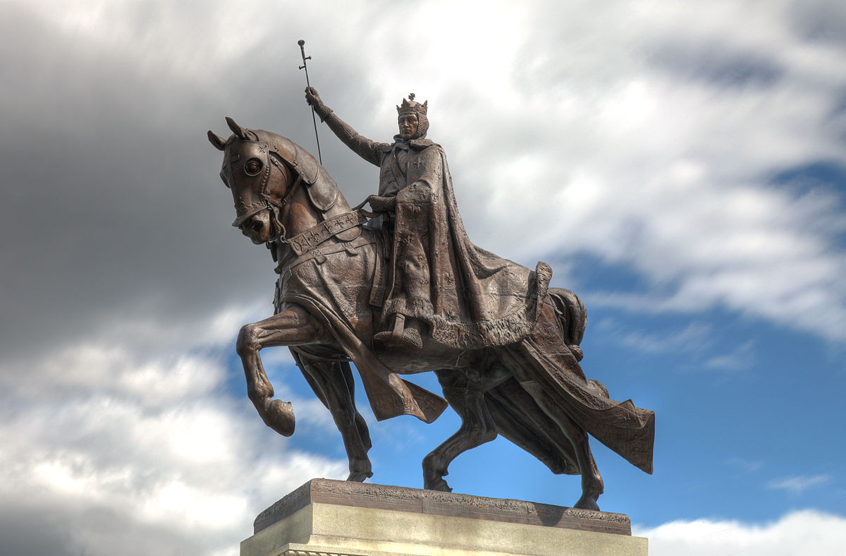 This statue of the "Crusader King," Louis IX of France, has been one of the leading symbols of St. Louis since the 1904 World's Fair.