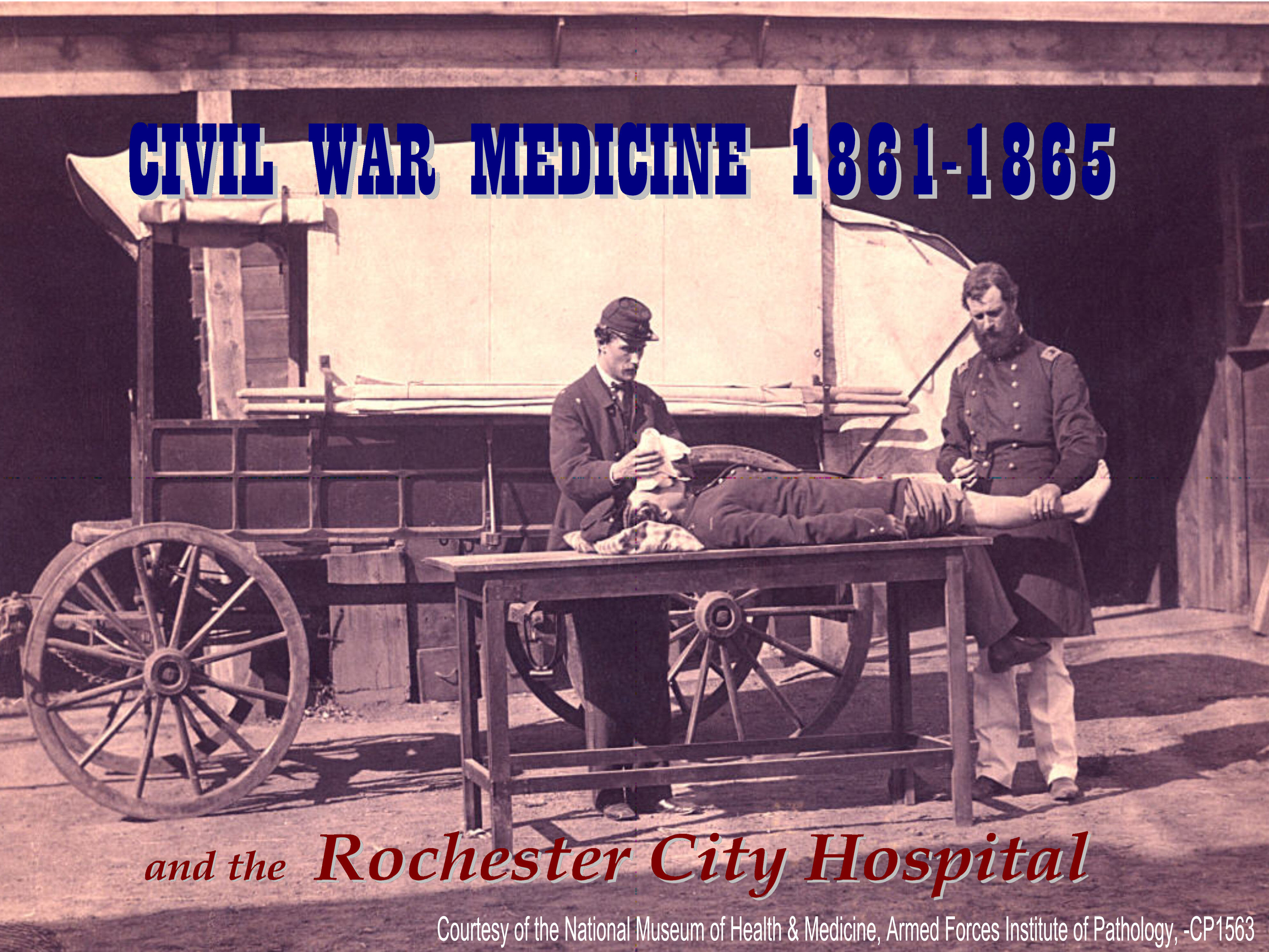 The museum offers many digital collections, including this exhibit about the medical history of the Civil War. Click the "Digital Exhibits" link at the bottom of the page to learn more. 
