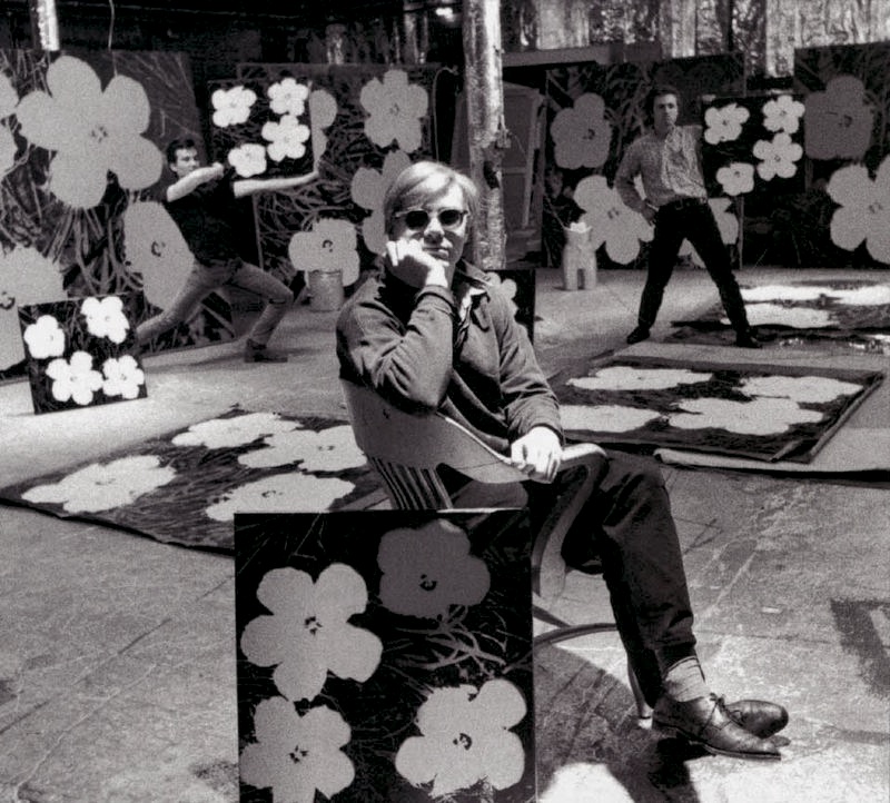 Andy Warhol's studio