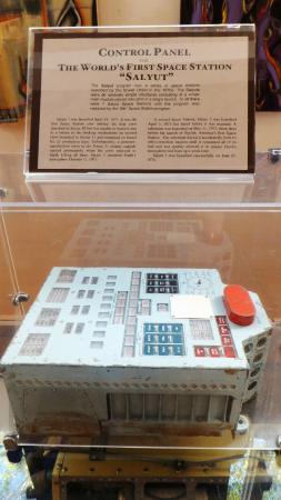 NASA control panel from the first space station on display.