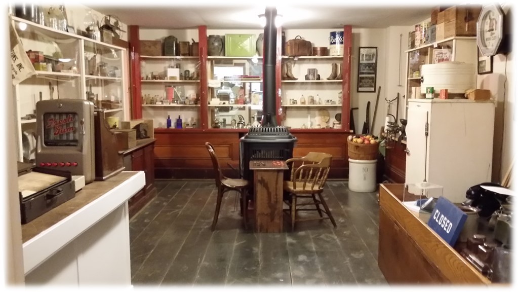 A life-size reproduction of a local General Store.