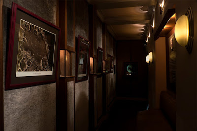 King, Heather. 2015. Trouvelot hallway at the Museum of Jurassic Technology.