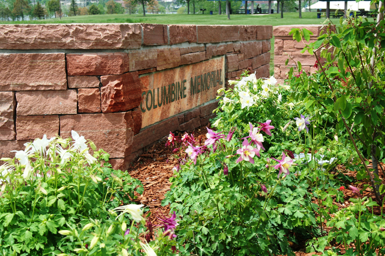 columbine high school memorial wall