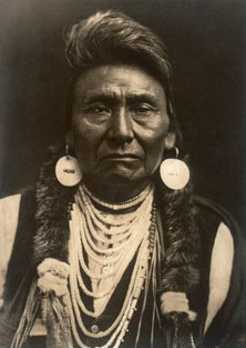 Chief Joseph, a Nez Perce chief who acted as guardian of the camp and spokesperson 