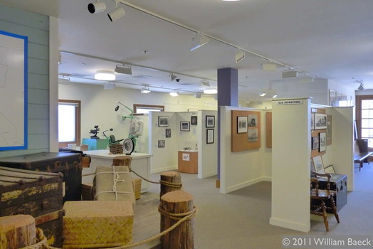 Exhibits within the museum.