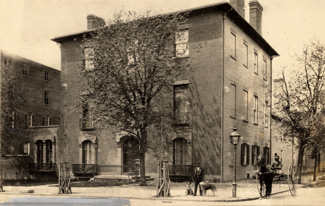 Circa 1880-1890 photo of the house