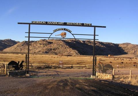 Entrance to site