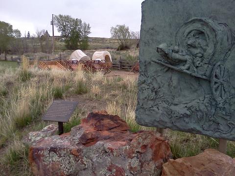 Monument in site honoring the women pioneers