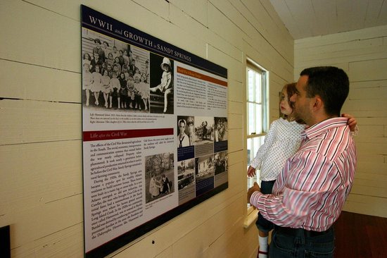 Visitors enjoy the "Sandy Springs: Land and People" exhibition (from Trip Advisor)