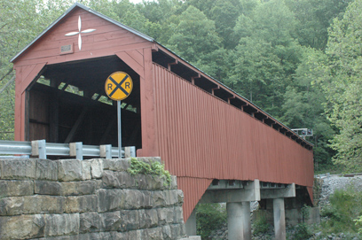 Carrollton Covered Bridge before the 2017 fire