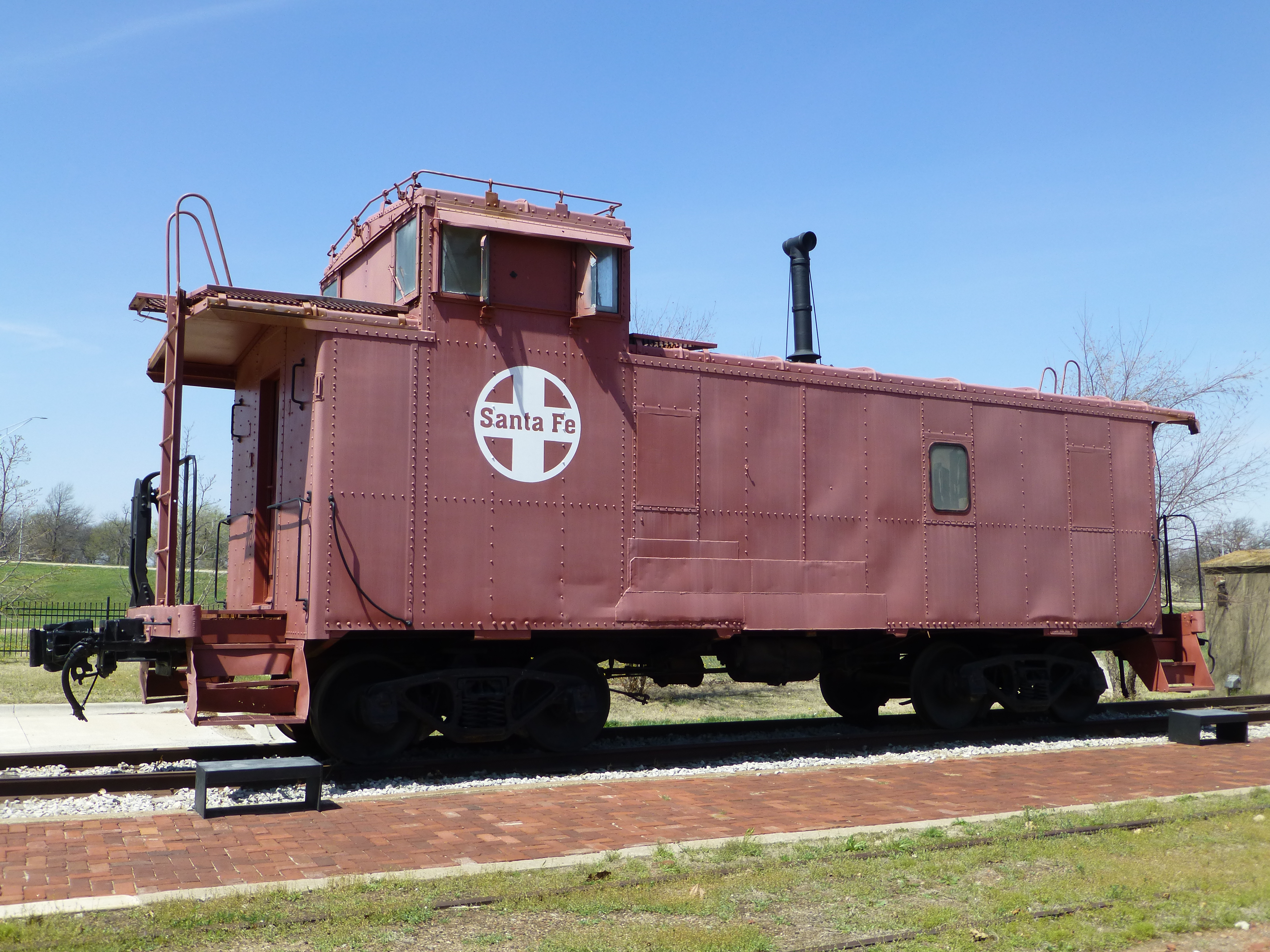 The 1940s caboose was donated to the Franklin County Historical Society in 2012.
