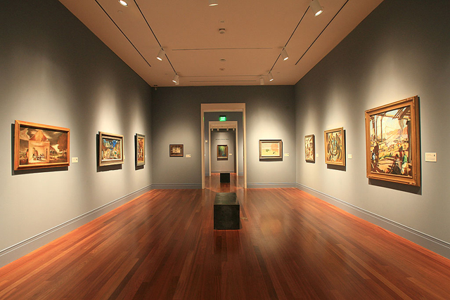 Gallery space inside the Ogden.