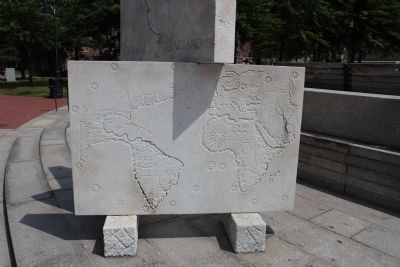 Giovanni da Verrazzano historic marker in Providence, RI (image from Historic Markers Database)