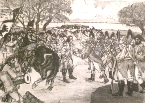 British forces surrender on September 21, 1779