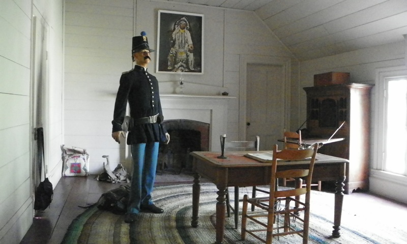 Interior view of one of the buildings