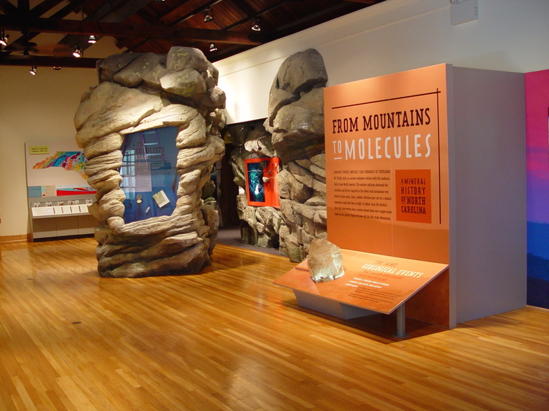 View inside the museum