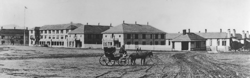 Historic photo of Letterman Hospital (image from the National Park Service)