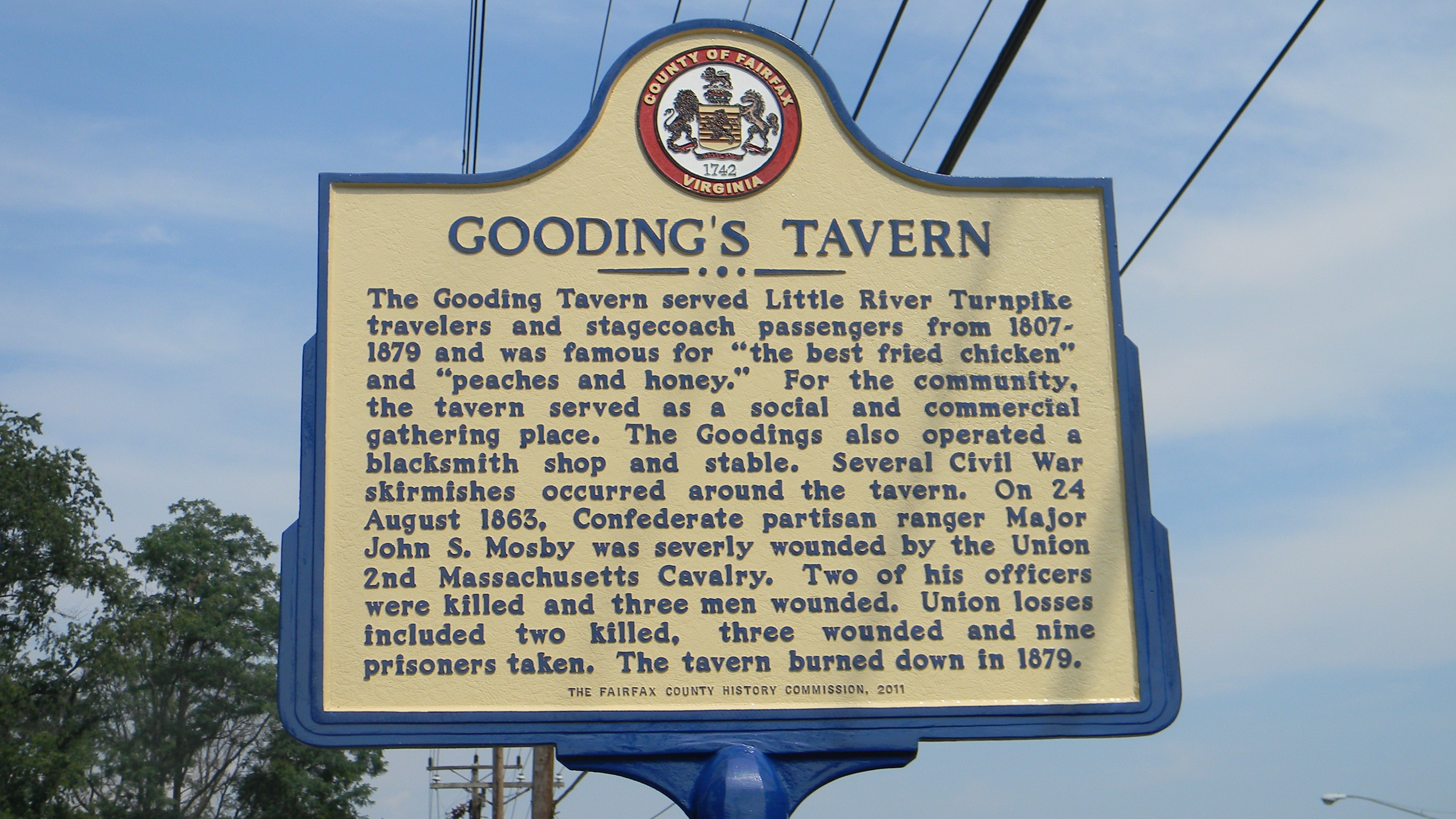 Gooding's Tavern Historical Marker