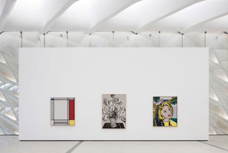 The museum holds a collection of over two thousand works.