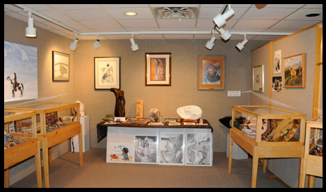 Exhibits and artwork
