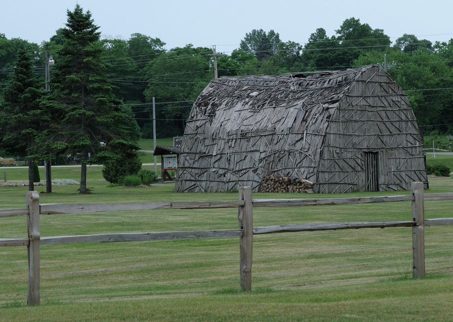 The Huron longhouse