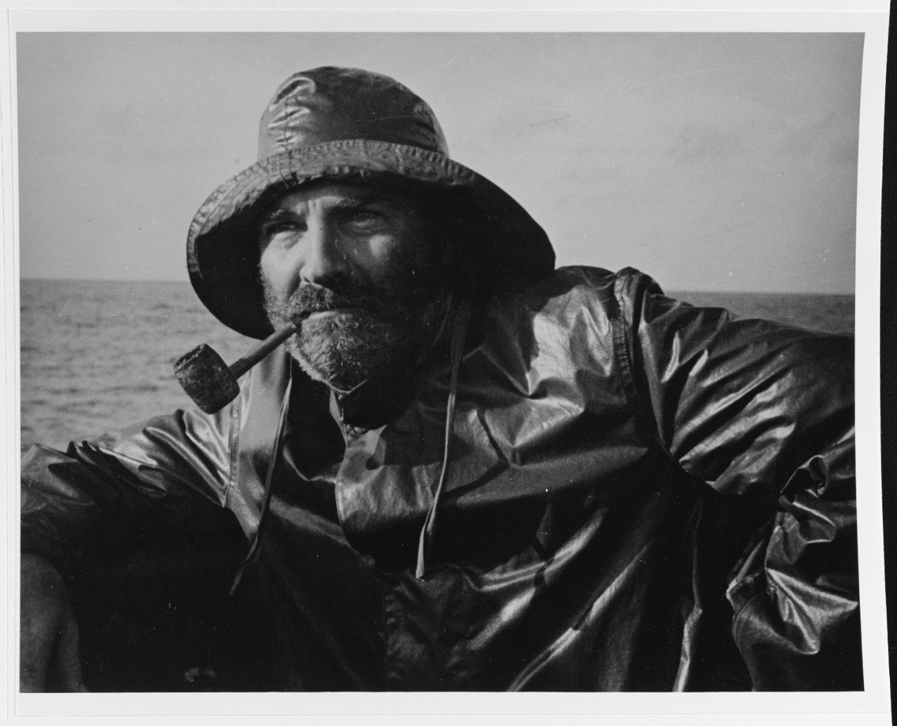 Lt. Cmdr. Creed C. Burlingame, Silverside's commanding officer during the submarine's first war patrol. National Archives, RG80.