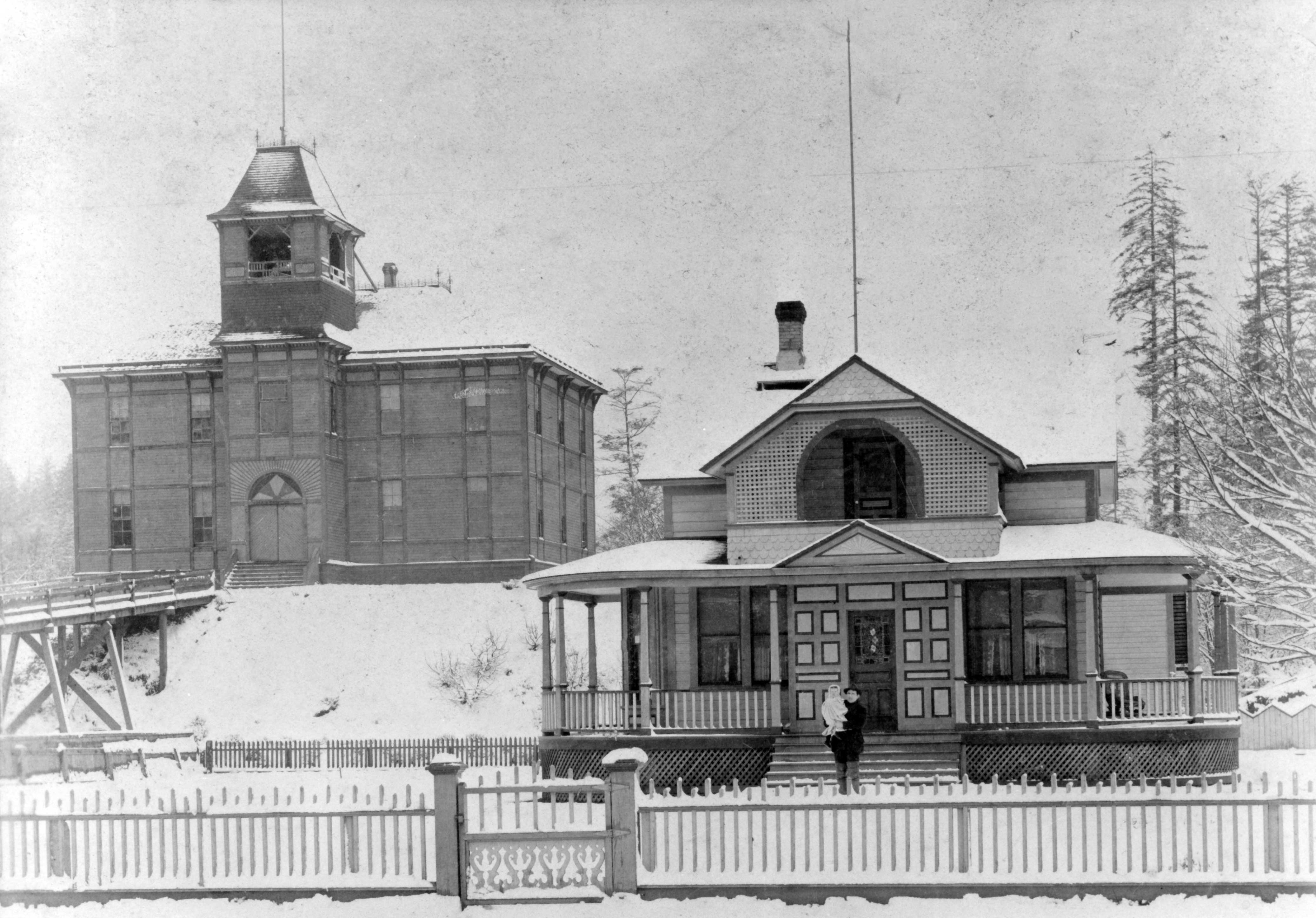 The Second Ilwaco School 1892 - Clio