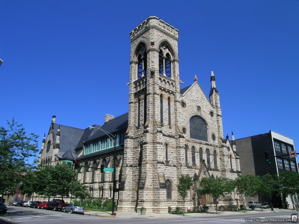 Church exterior (http://www.chicagoarchitecture.org/)