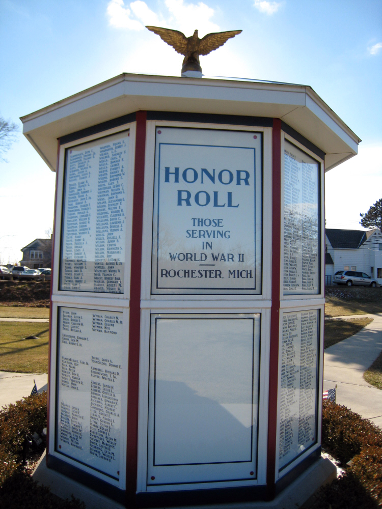 Rochester Area World War II Honor Roll, 2012