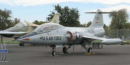 This F-104 Starfighter is of over 50 historic aircraft on display at the museum.