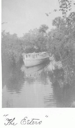 An undated photo of the Estero Boat