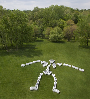 Funky Bones installation by Atelier van Lieshout (image from Indianapolis Museum of Art)